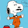 happy birthday snoopy with a hint of BSA