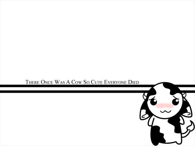 Cutest Cow Wallpaper By Artbyflan On Deviantart