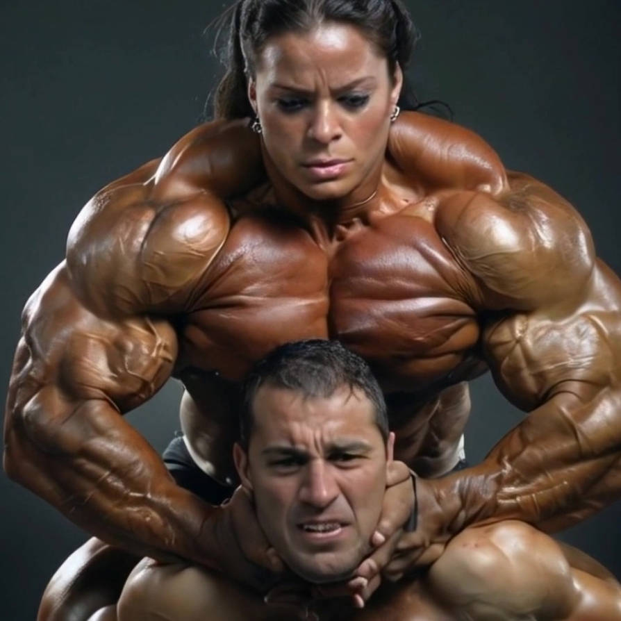 Crushing chokehold by Huge Muscular AlphaFemale by PowerGoofy on DeviantArt