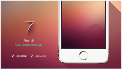 iPhone 5 /  iOS 7 / Parallax background