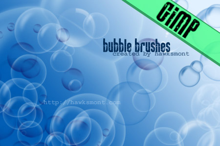 GIMP: Bubbles