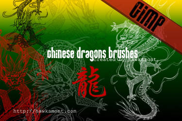 GIMP: Chinese Dragons