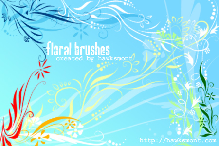 Floral brushes