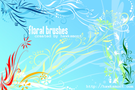 Floral brushes by hawksmont