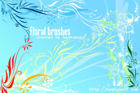 Floral brushes