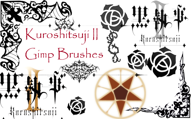 Kuroshitsuji II GIMP Brushes