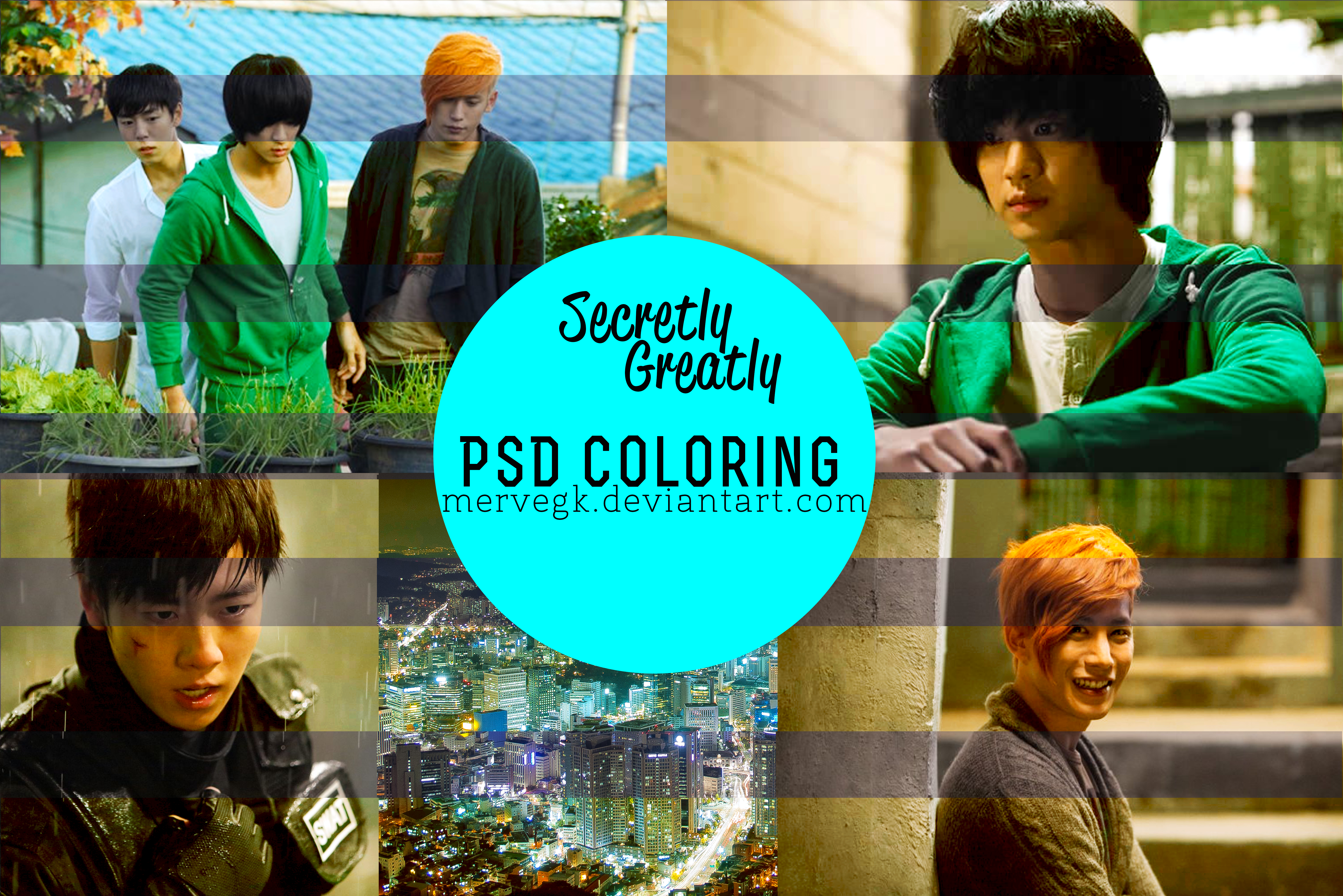 Secretly Greatly PSD Coloring