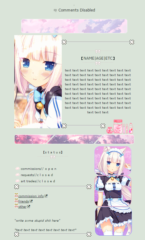 ||non-core nekopara vanilla custom box code f2u||