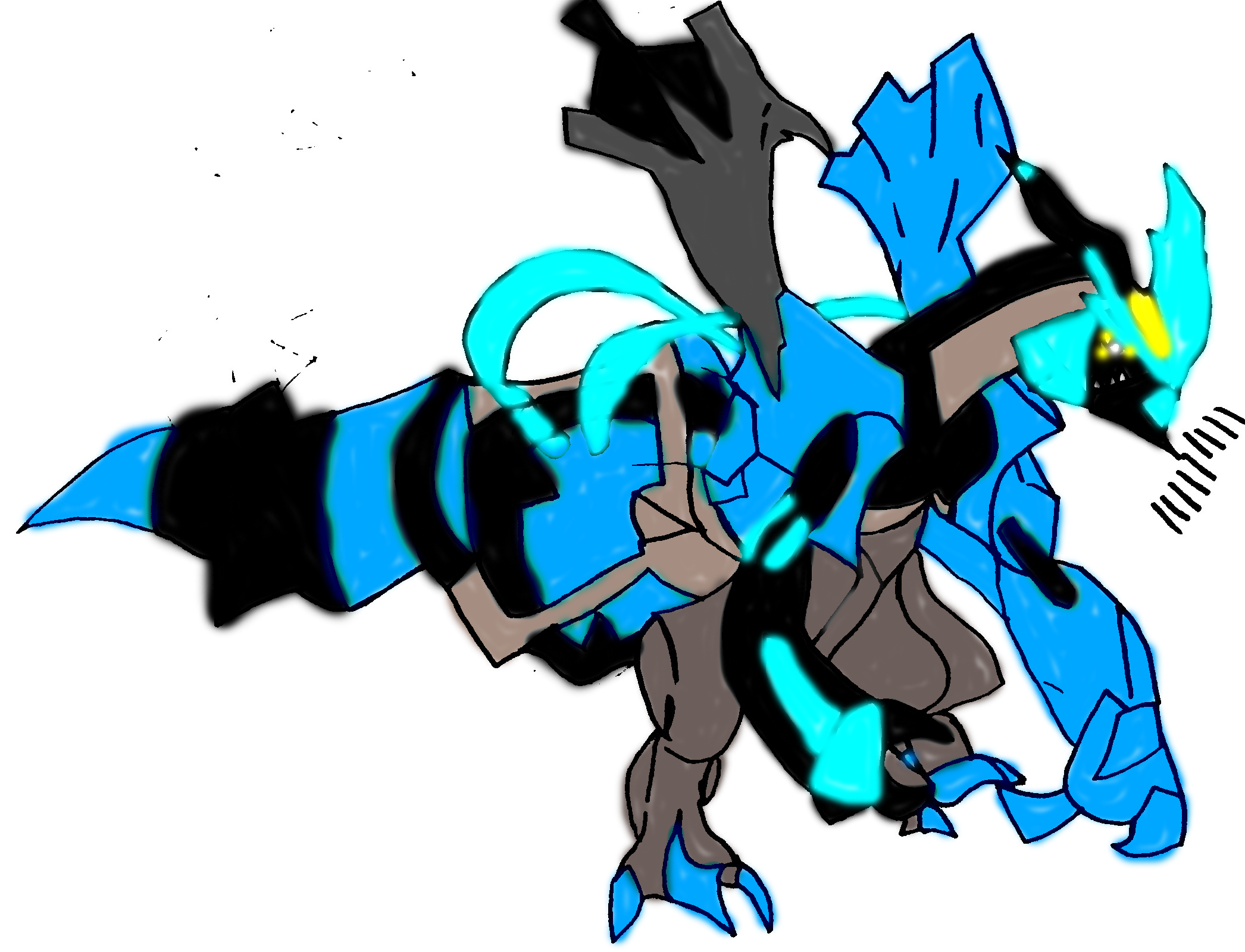 Black Kyurem by Dragonblazemecha1992 on DeviantArt