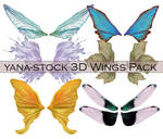 3D Stock - Wings Pack by yana-stock