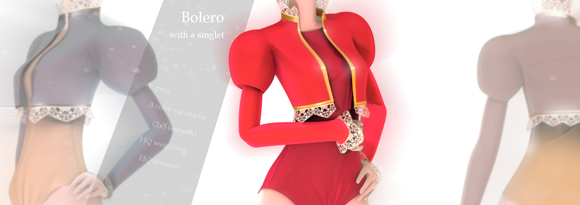 Bolero with a singlet DL