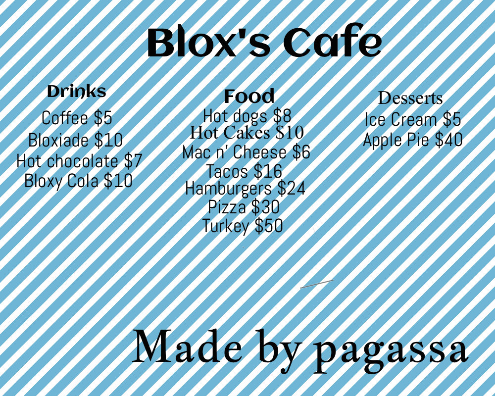 My Menu On Bloxburg By Pagassa On Deviantart