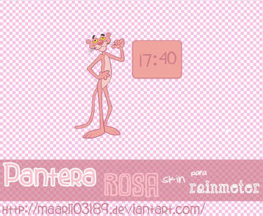 Pantera Rosa Skin Para Rainmeter