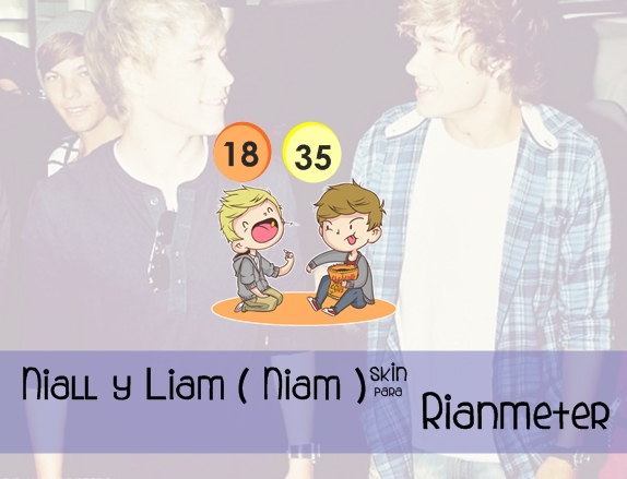 Niall Horan y Liam Payne (Niam)Skin Para Rainmeter