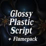 Glossy Plastic-Script