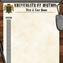 University of Mythos: Application Template