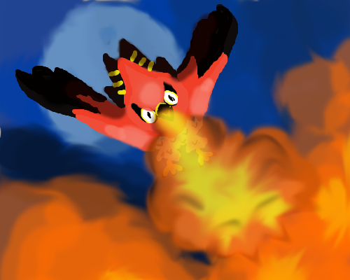 Talonflame used flame thrower