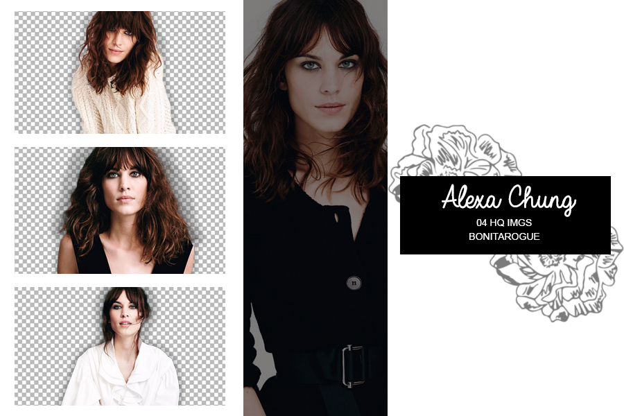 PACK PNG 72 // ALEXA CHUNG