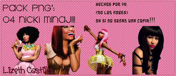 Nicki Minaj Pack PNG'