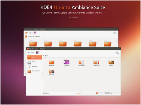 KDE4 Ubuntu Ambiance Suite