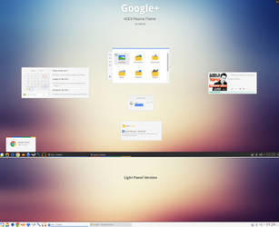 KDE4 - Google+ by half-left