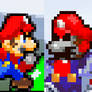 Art Trade - Mecha Mario Confronts Mario