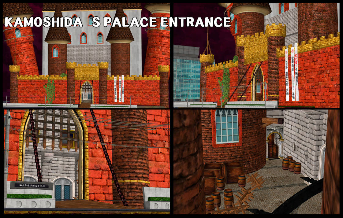 Persona 5 Kamoshida S Castle Entrance Xps Dl By Necrocainalx On Deviantart