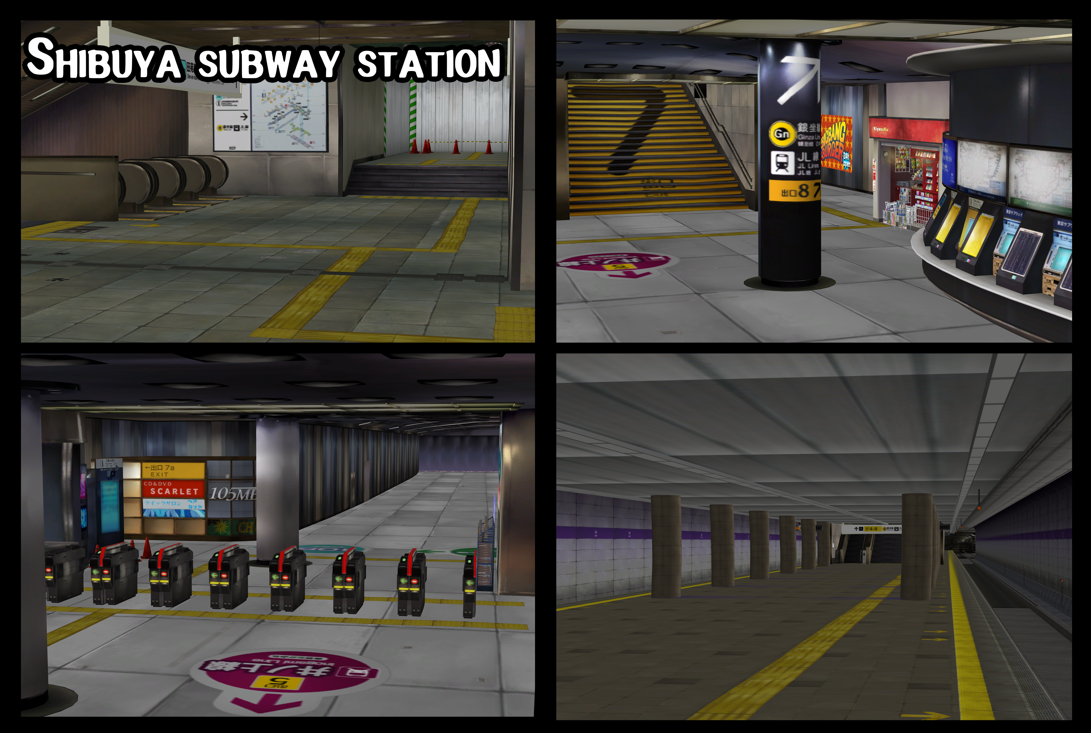 Persona 5: Shibuya Underground Walkway [XPS](DL) by necroalx on DeviantArt