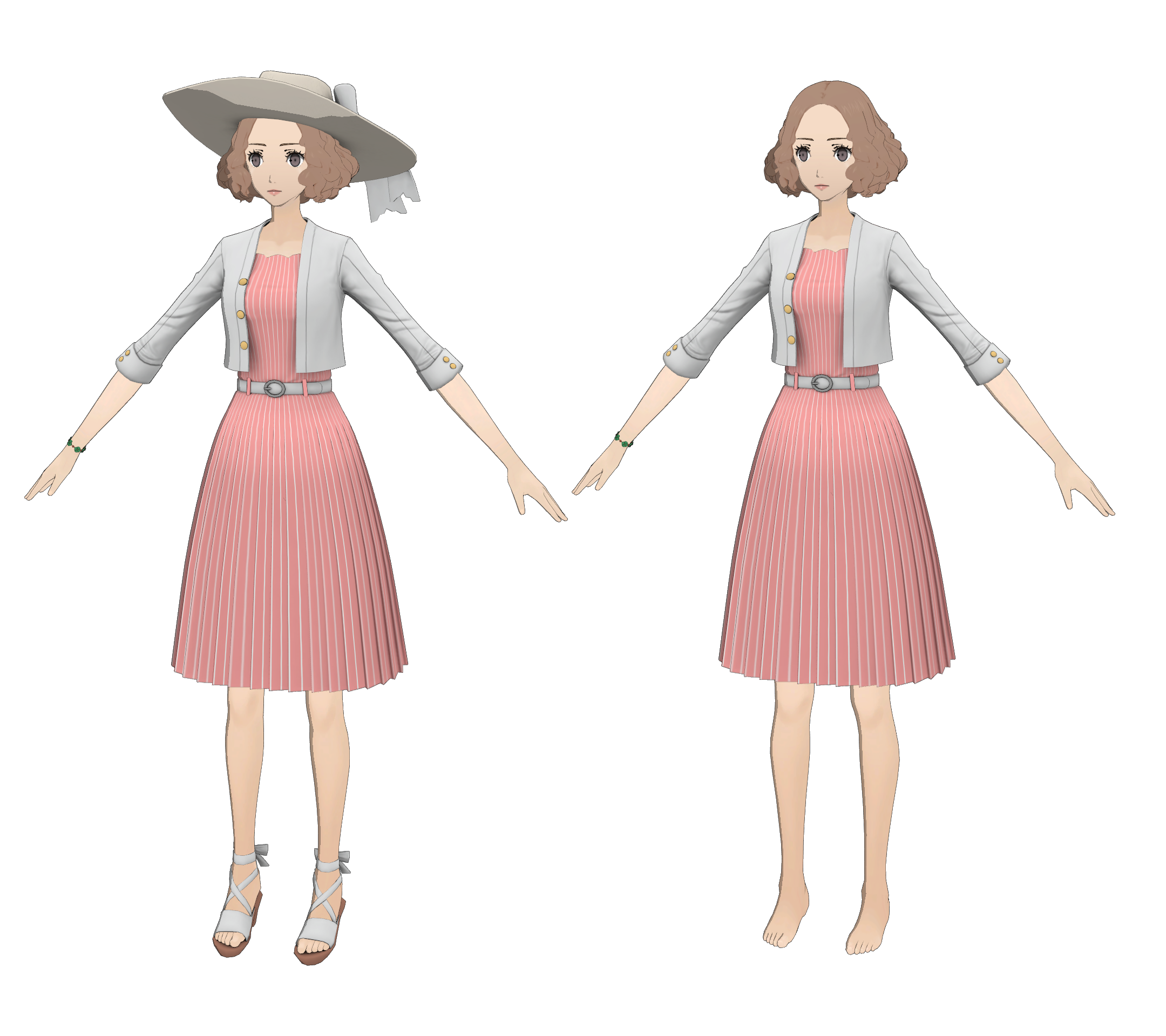 Persona 5 Scramble Haru Okumura Casual [FBX/XPS] by necroalx