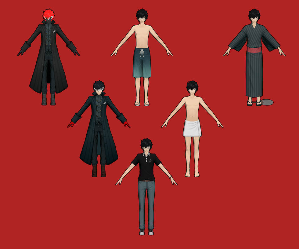 Persona 5 Scramble Joker PS4ver FBX/XPS by NecroCainALX ...