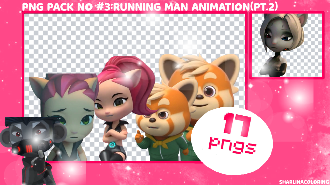 Png Pack #3:Running Man Animation(PT 2) by Sharlinacoloring on DeviantArt