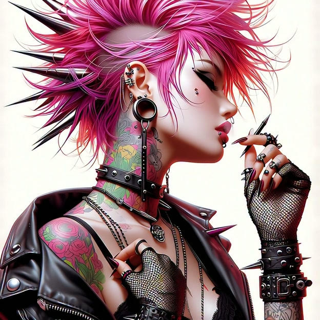 Punk Rock Girl by GalleryBrisArt2 on DeviantArt