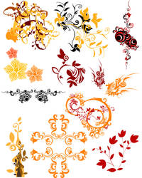 Swirl Flower Vector 3