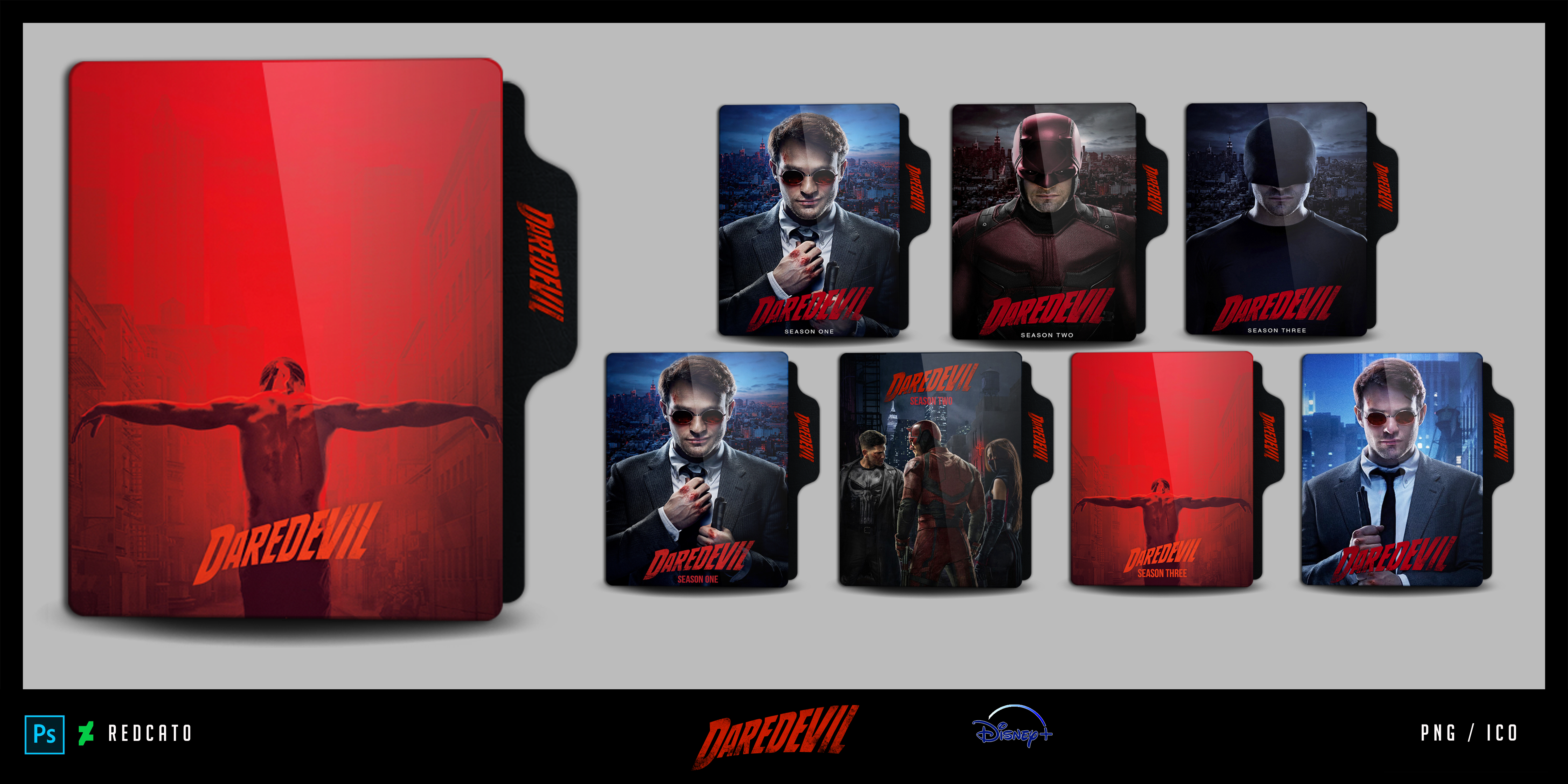 Daredevil Folder icon by Redcat0 by Redcat0 on DeviantArt