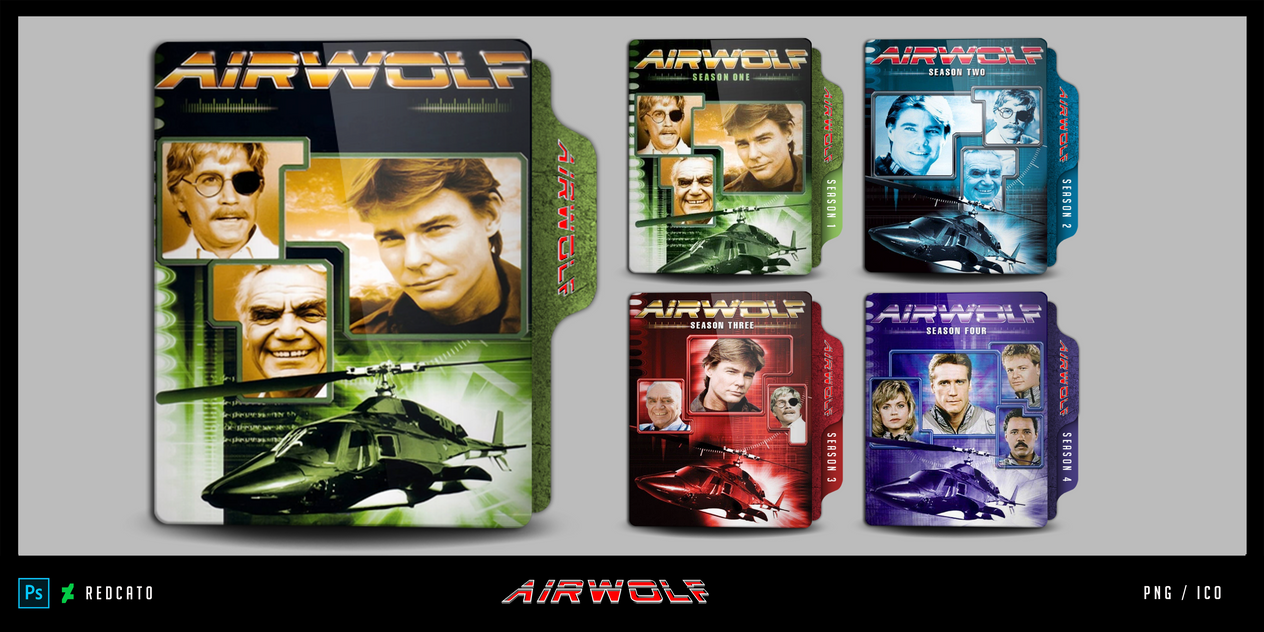 Airwolf Folder icon by Redcat0 by Redcat0 on DeviantArt
