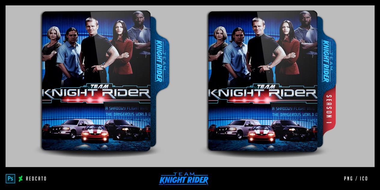 Team Knight Rider Folder icon by Redcat0 by Redcat0 on DeviantArt