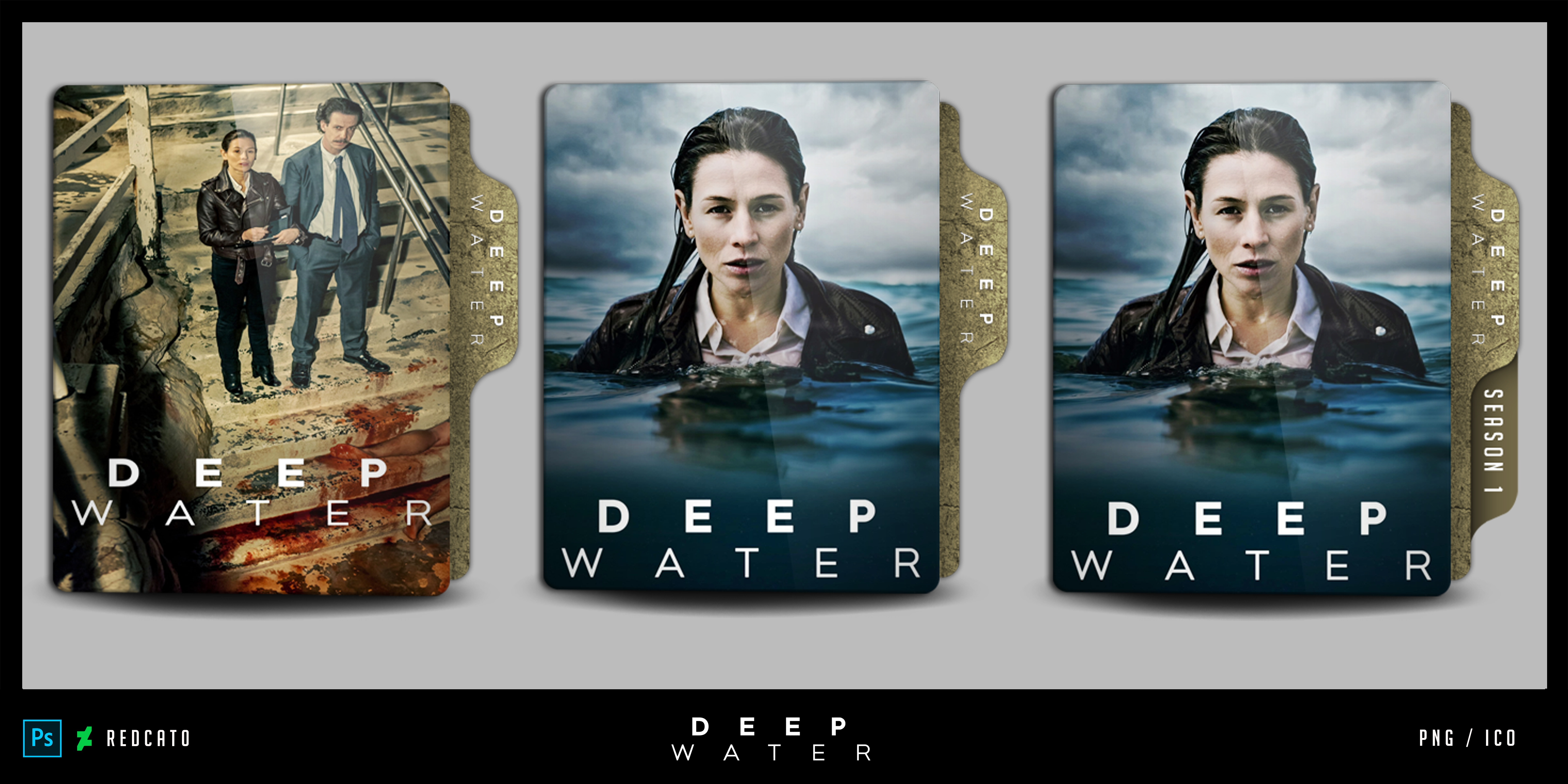 Deep Water Folder icon by Redcat0 by Redcat0 on DeviantArt