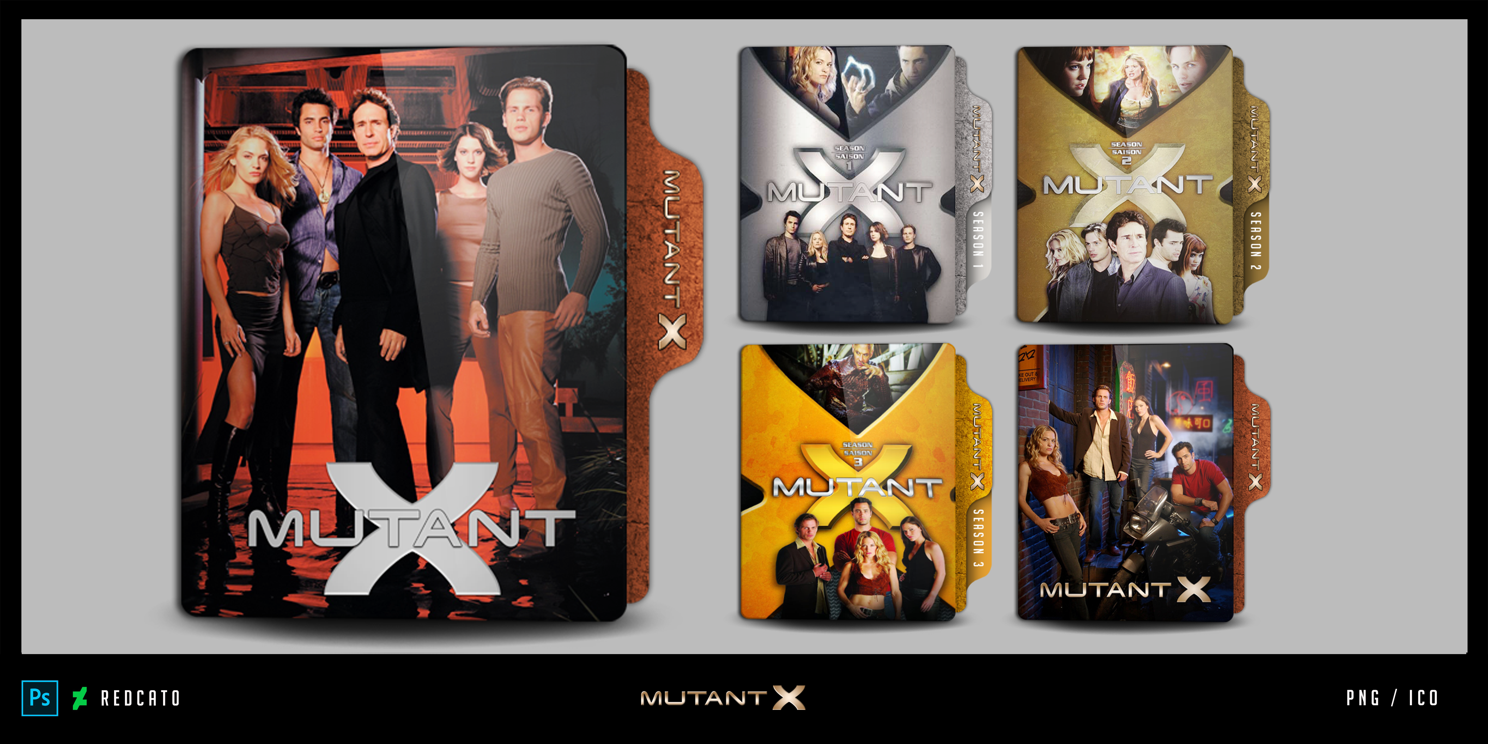 Mutant X Folder icon by Redcat0 by Redcat0 on DeviantArt