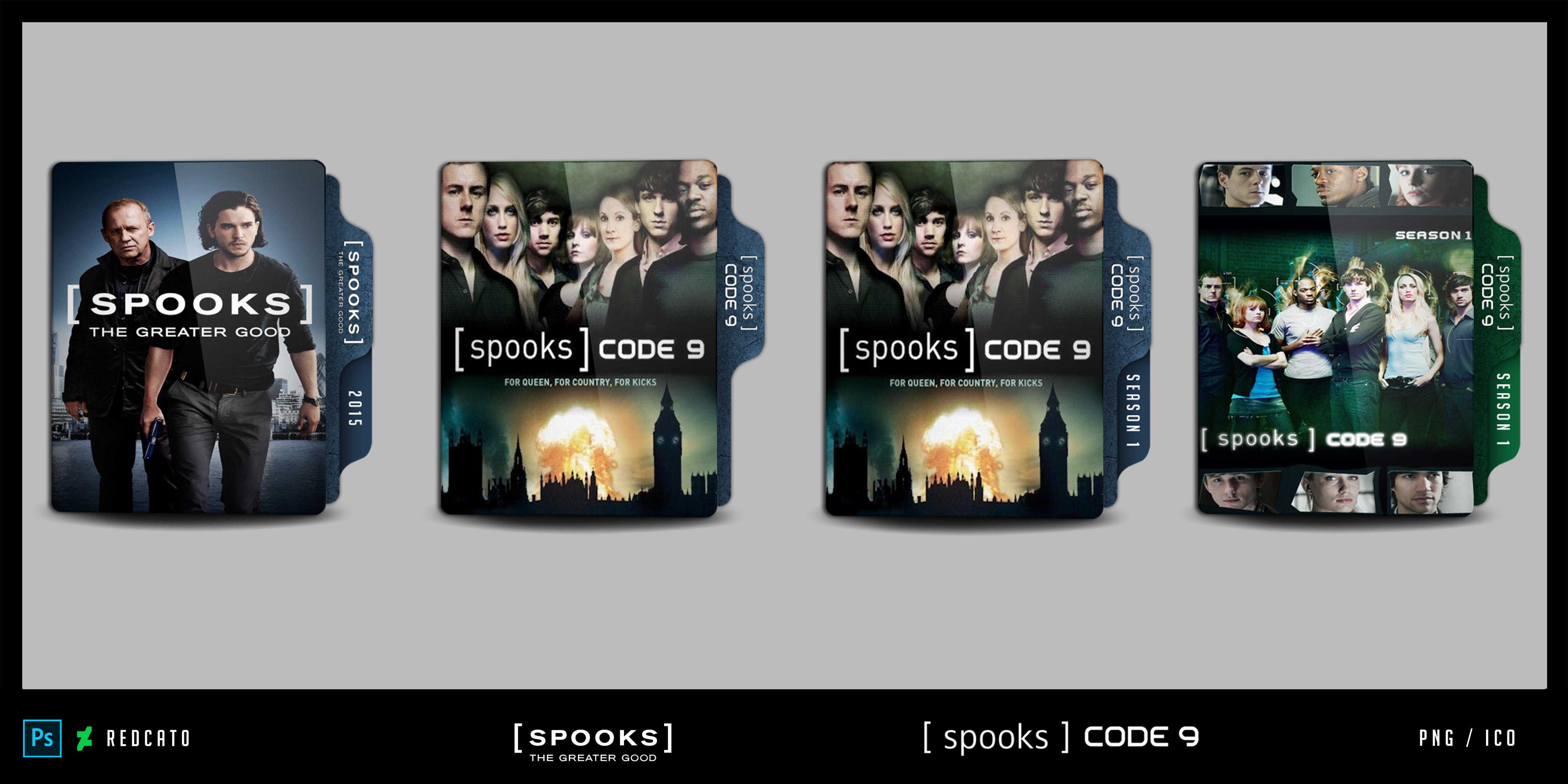 Spooks Movie Folder icon by Redcat0 by Redcat0 on DeviantArt