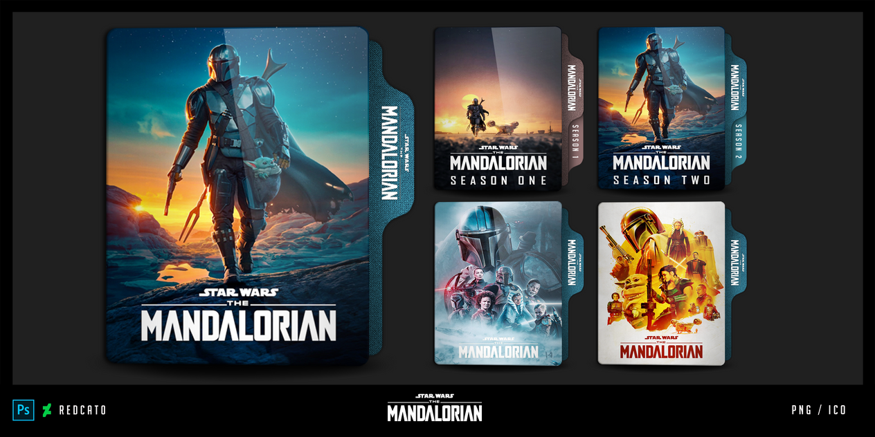 The Mandolorian Season 1-2 Folder icon by Redcat0 by Redcat0 on DeviantArt