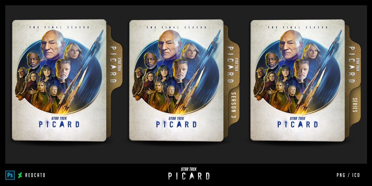 Star Trek Picard The Final Folder icon by Redcat0 by Redcat0 on DeviantArt