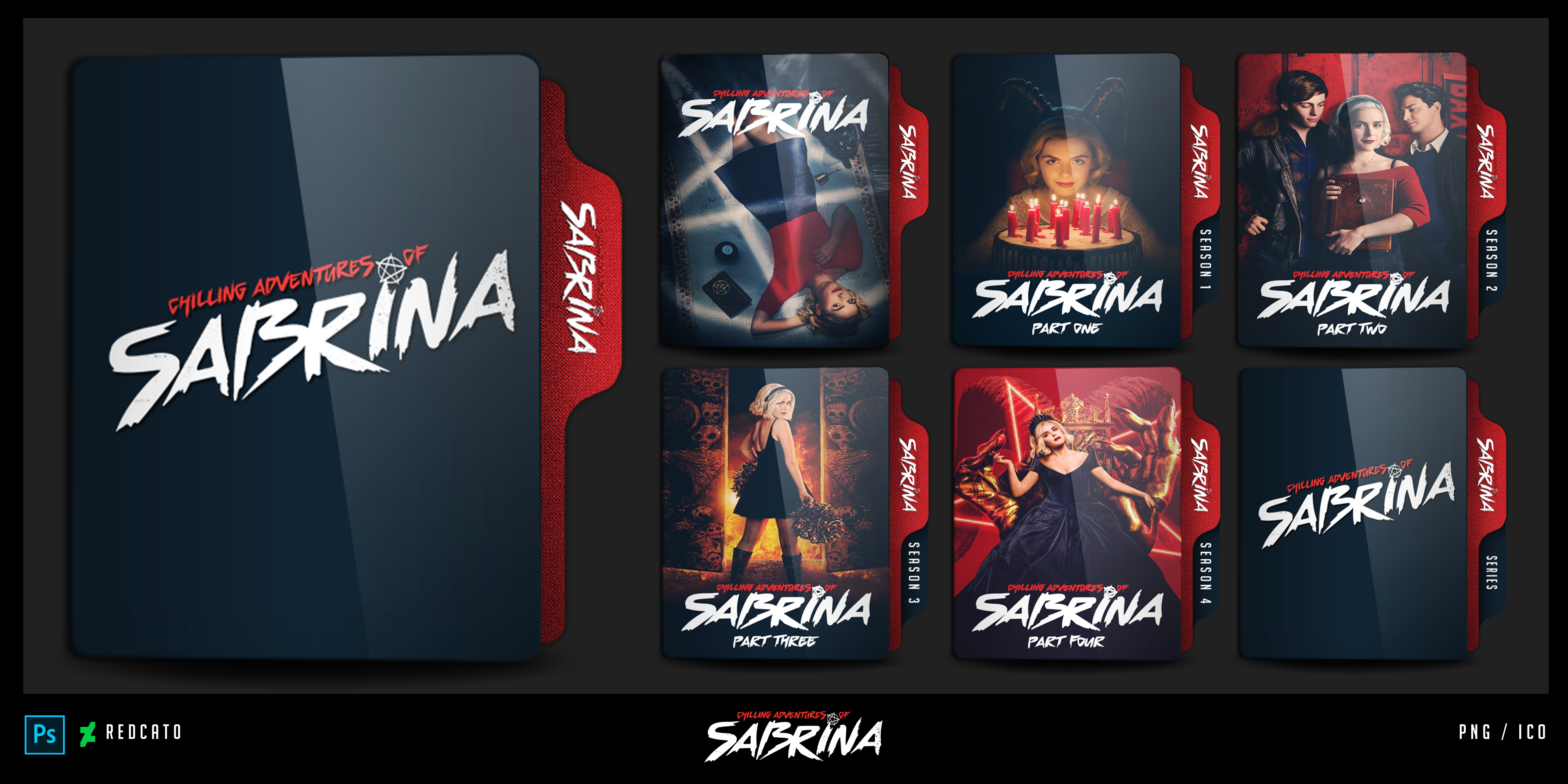 Chilling Adventures of Sabrina Folder icon by Redcat0 on DeviantArt