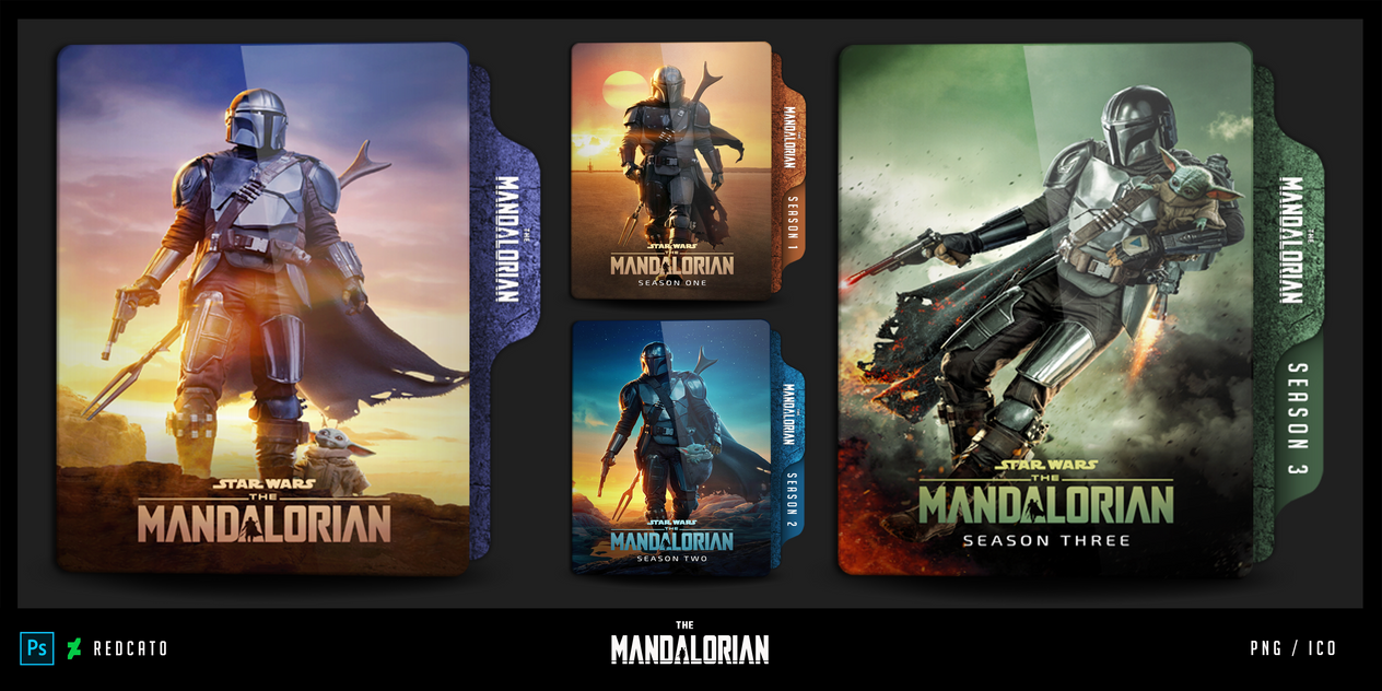 The Mandalorian v2 Folder icon by Redcat0 by Redcat0 on DeviantArt