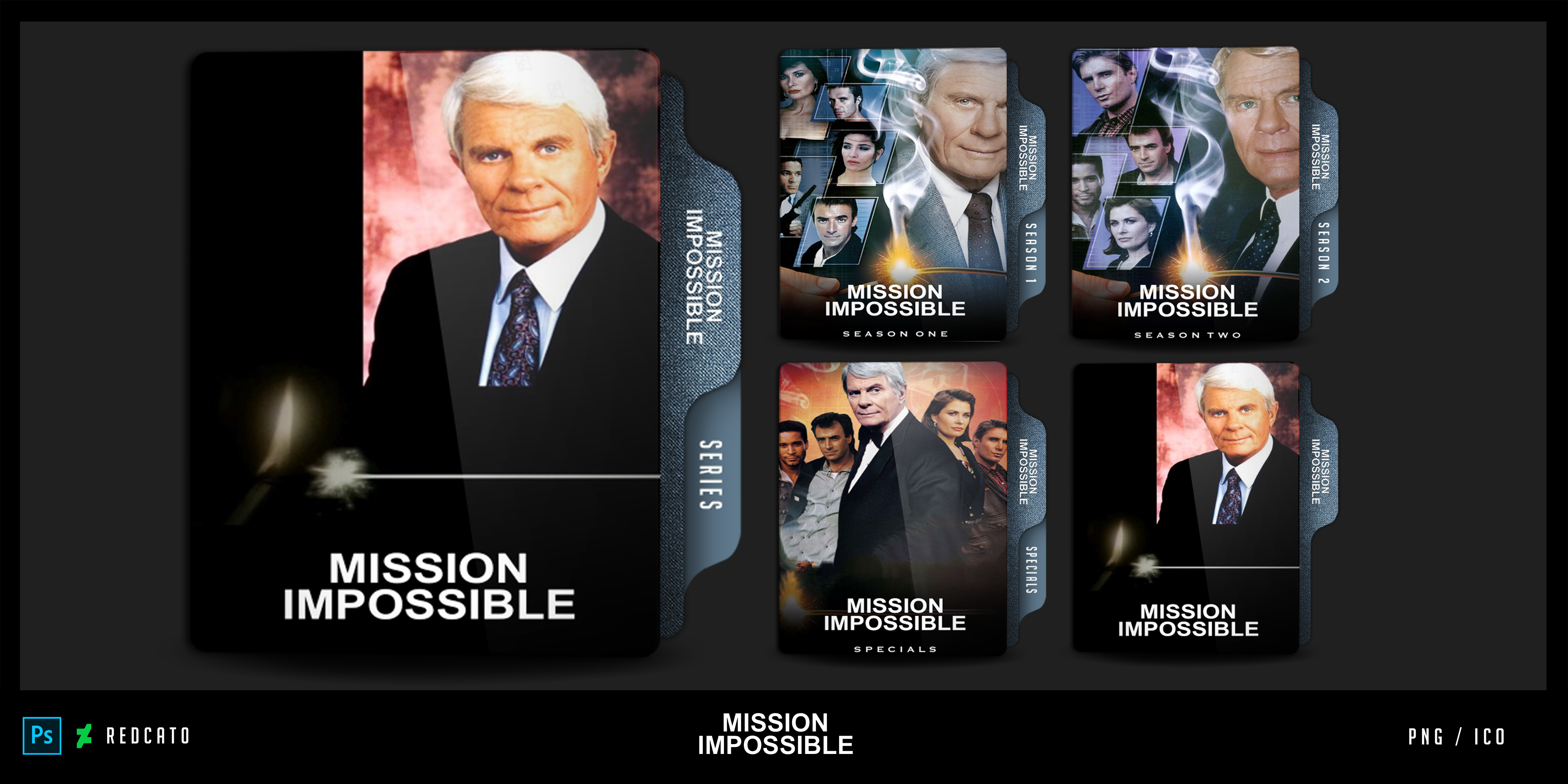 Mission Impossible (1988) Folder icon by Redcat0 by Redcat0 on DeviantArt