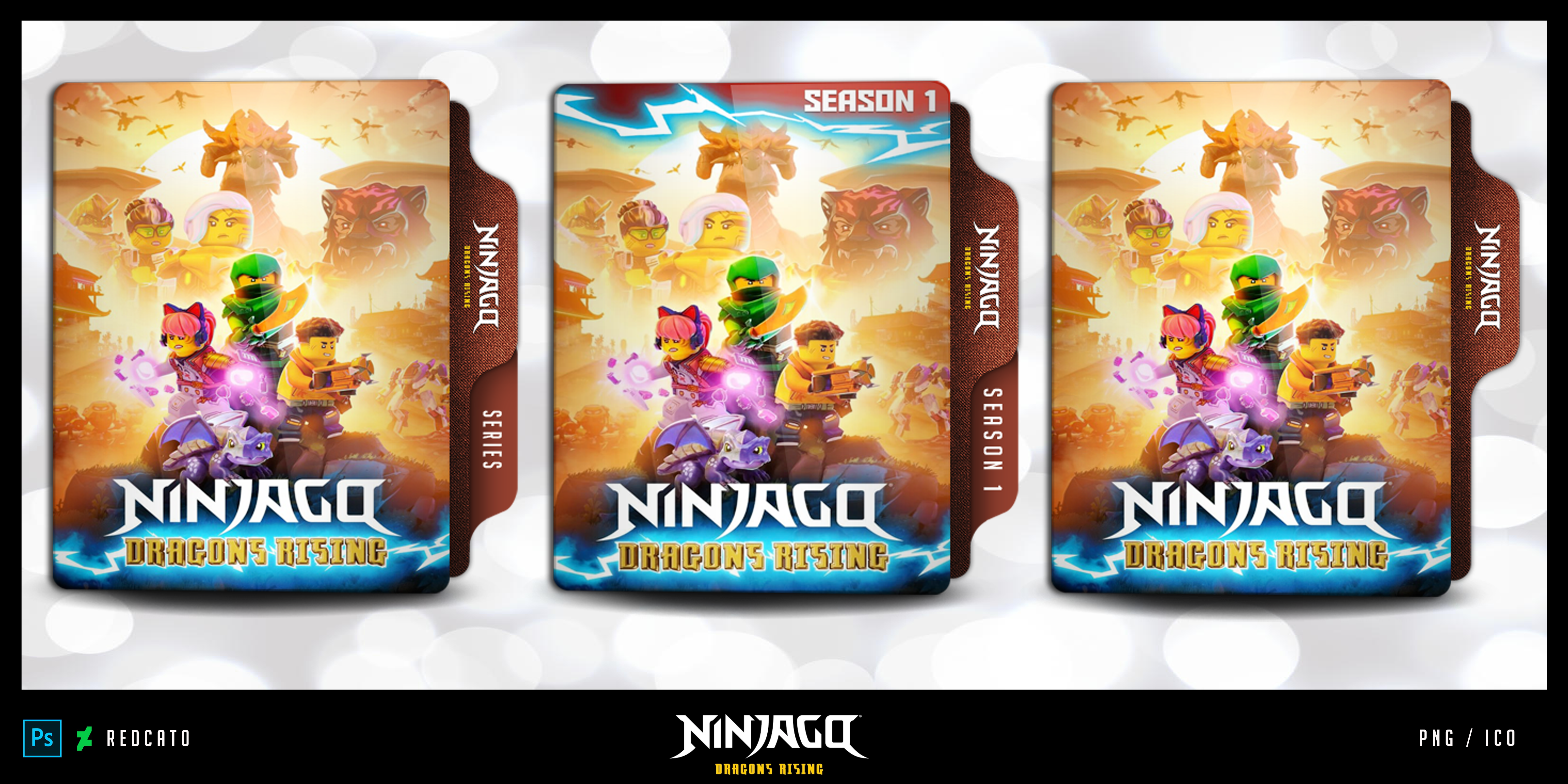 Ninjago Dragons Rising (2023) Folder icon by Redcat0 on DeviantArt