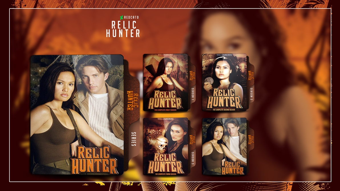 Relic Hunter [1-3] Folder icon by Redcat0 by Redcat0 on DeviantArt