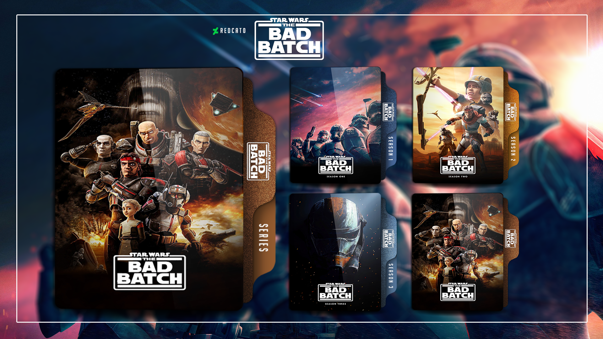 Star Wars The Bad Batch (2021) Folder icon by Redcat0 on DeviantArt
