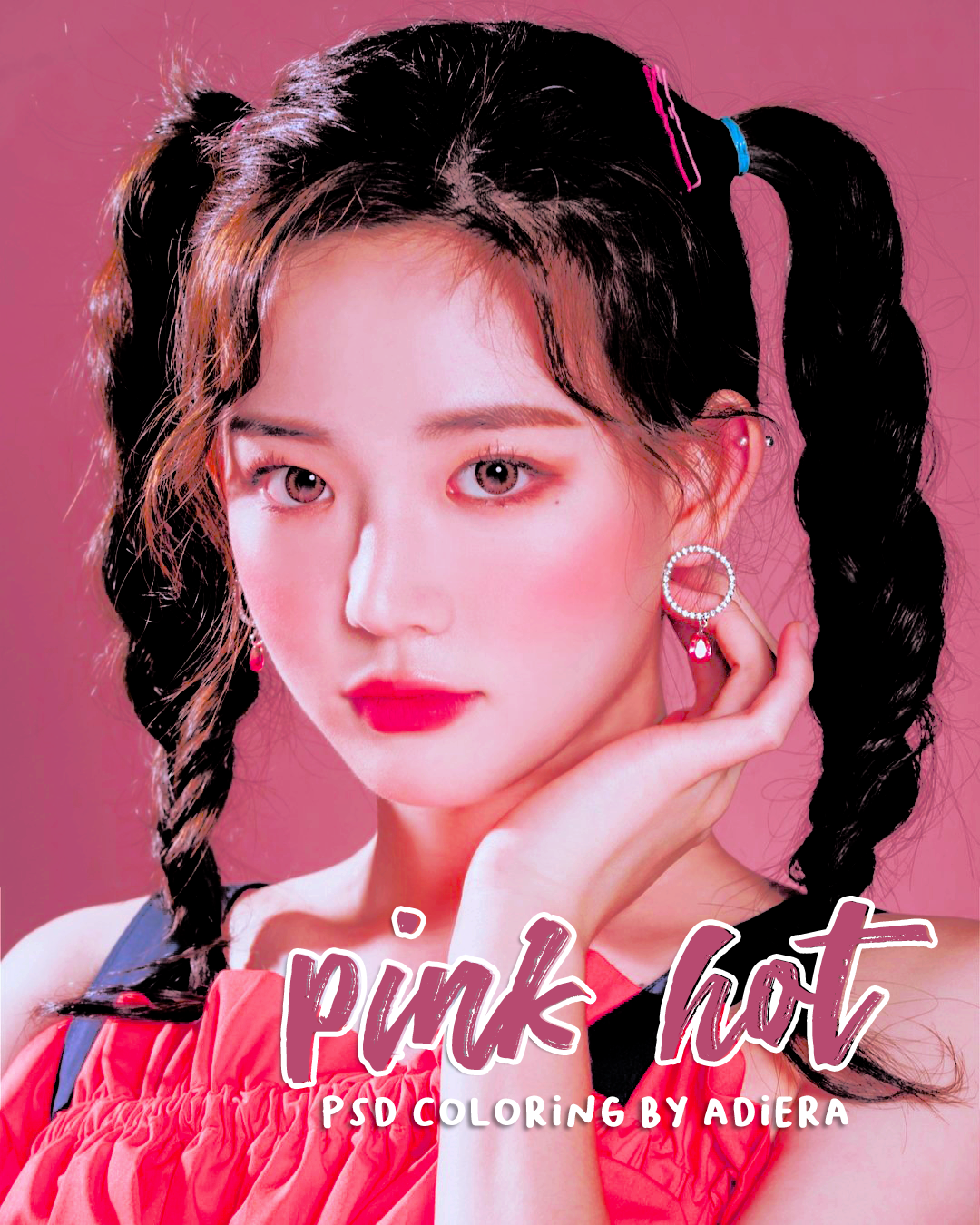 Pink Hot Psd Coloring By Adiera By Seungwooswife On Deviantart