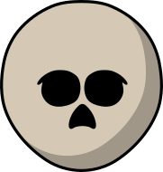 Teeworlds Tee Skull by android272