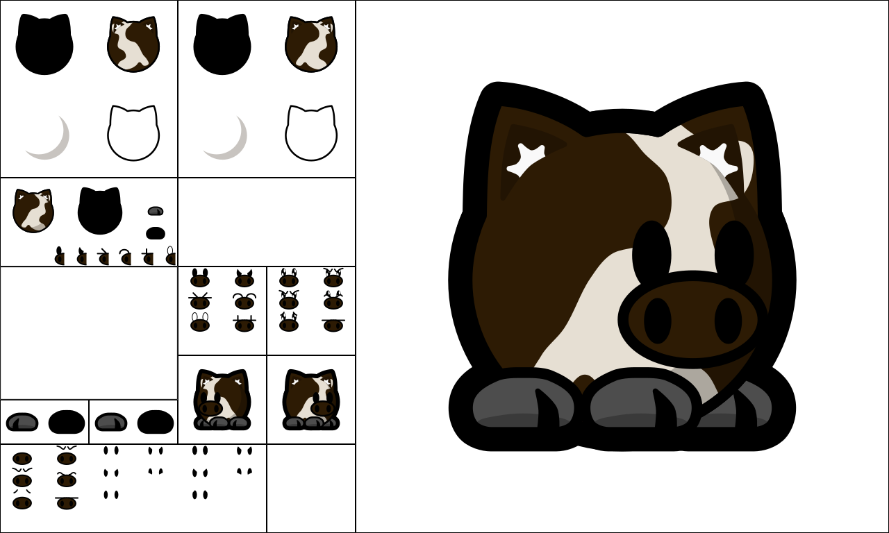 Teeworlds Tee cow by android272